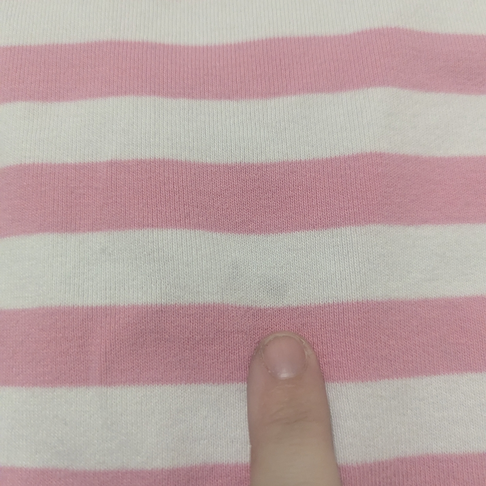 Hanna Andersson Pink and Yellow Striped Pajama Set - Picture 2 of 2